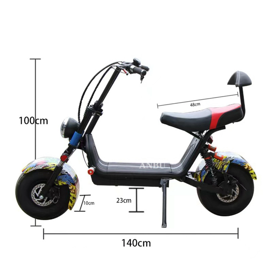 1000W Electric Small City Coco Scooter Youth Electric Scooter Citycoco