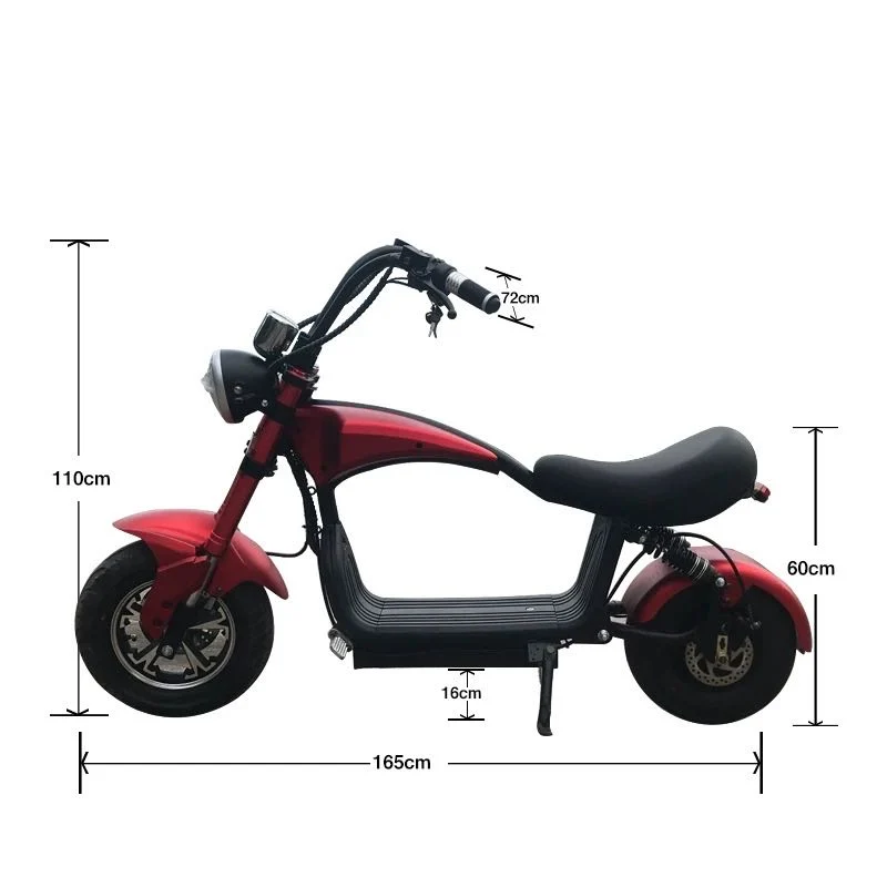 CE City Coco Electric Harley Electrical Scooter 60V 20A 1500W